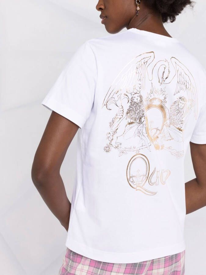 Junya Watanabe T-shirt met print Wit