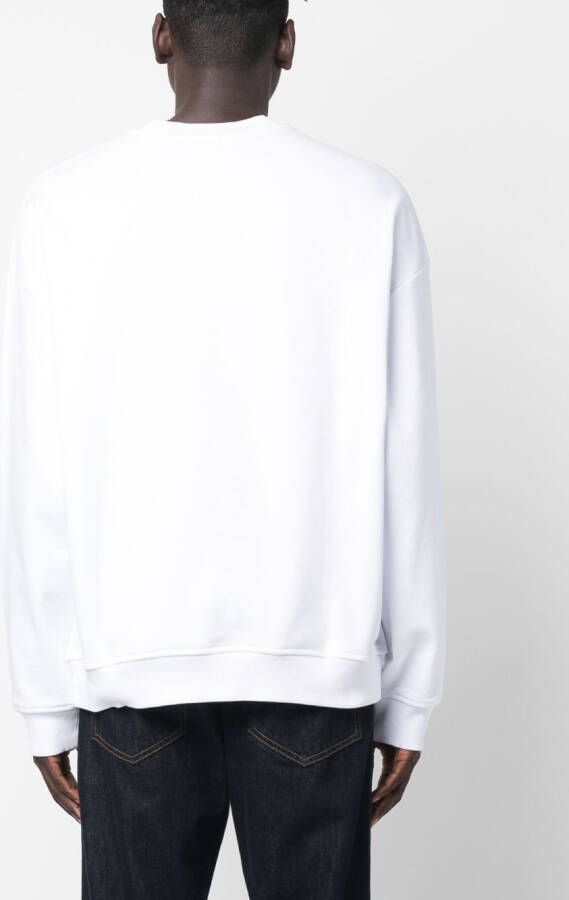 Just Cavalli Sweater met logoprint Wit
