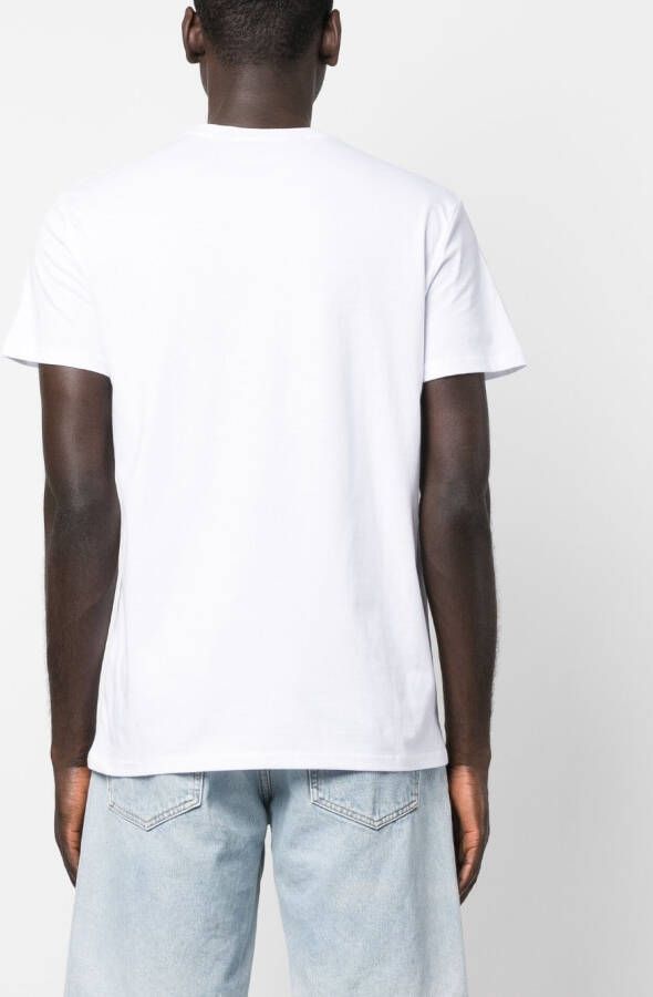 Just Cavalli T-shirt met logoprint Wit