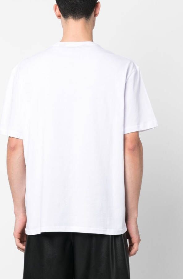 Just Cavalli T-shirt met logoprint Wit
