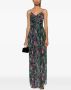Just Cavalli Midi-jurk met slangenprint Groen - Thumbnail 1