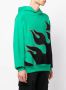 Just Don Hoodie met vlammenprint Groen - Thumbnail 3