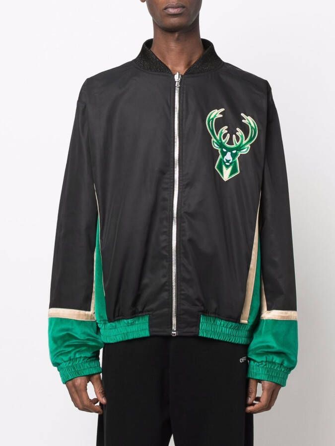 Just Don Jack met colourblocking Zwart