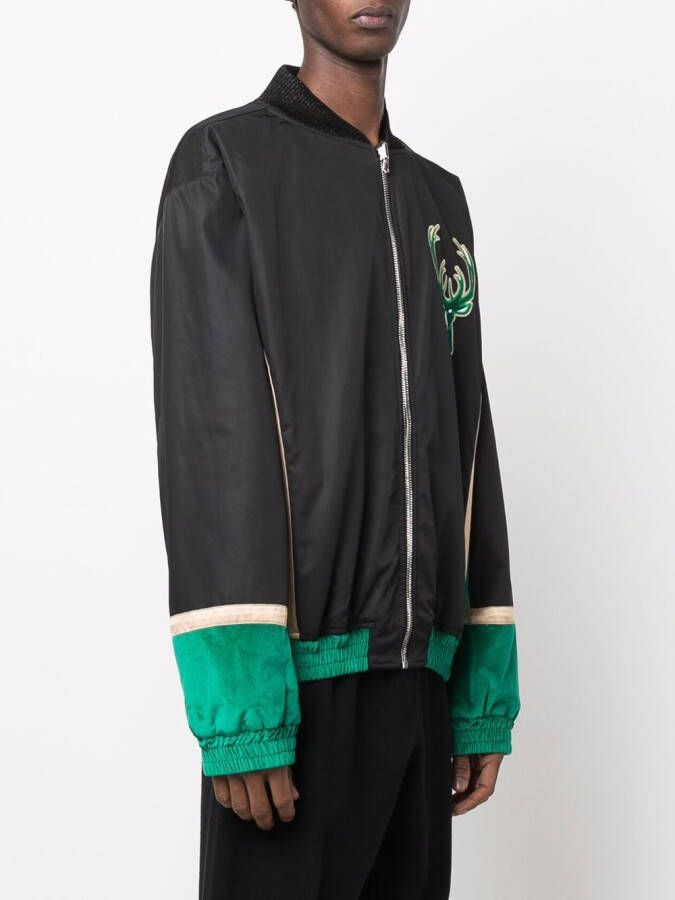 Just Don Jack met colourblocking Zwart