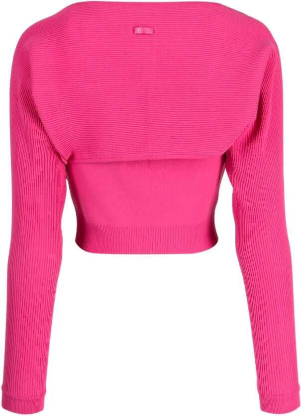 Juun.J Cropped top Roze