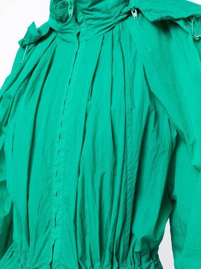 Juun.J Jurk met capuchon Groen