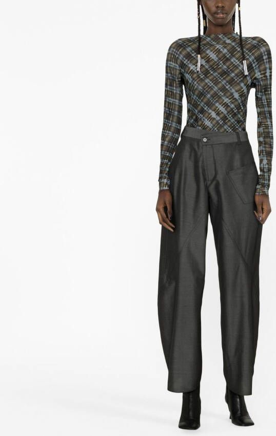 JW Anderson Asymmetrische broek Grijs