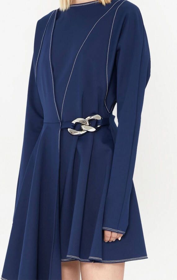 JW Anderson Asymmetrische jurk Blauw