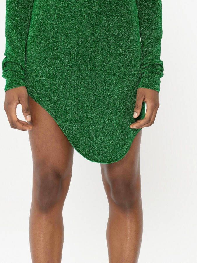 JW Anderson Asymmetrische jurk Groen