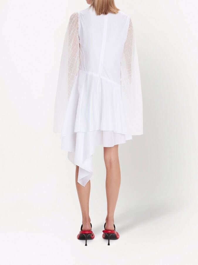 JW Anderson Asymmetrische jurk Wit