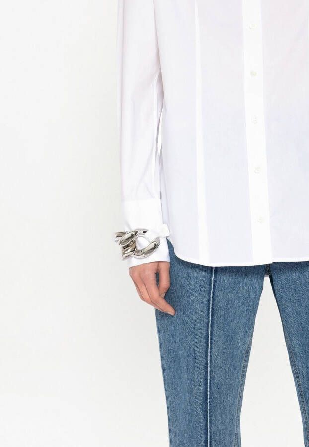 JW Anderson Blouse met schakelketting Wit