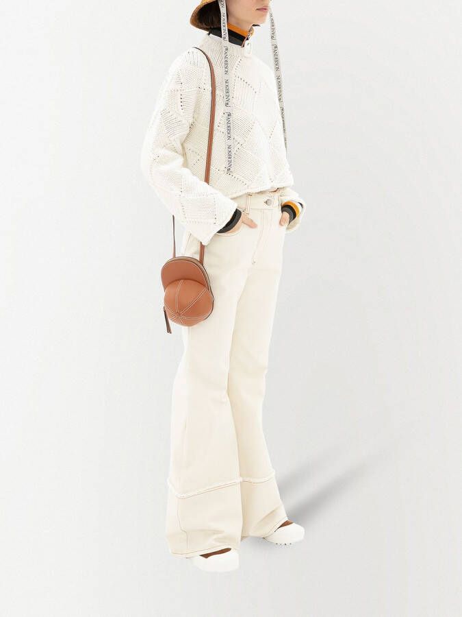 JW Anderson Cap midi crossbodytas Bruin