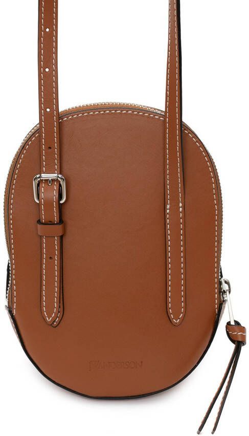 JW Anderson Cap midi crossbodytas Bruin