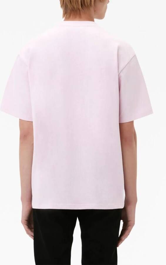 JW Anderson T-shirt met print Roze