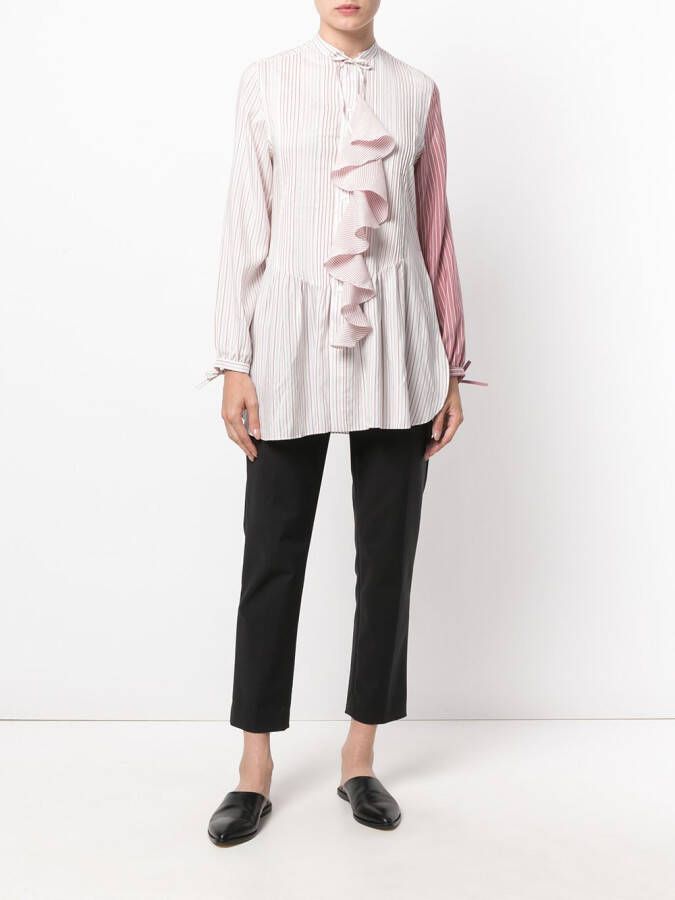JW Anderson contrast sleeve shirt Roze