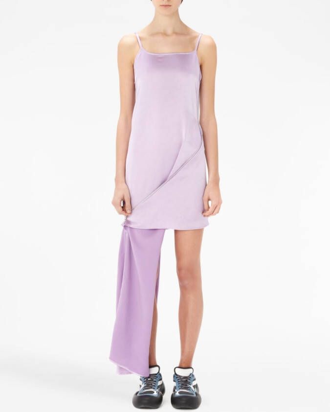 JW Anderson Jurk met gekreukt-effect Paars