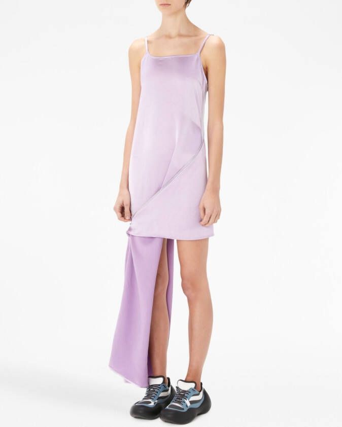 JW Anderson Jurk met gekreukt-effect Paars