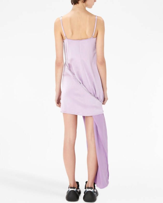 JW Anderson Jurk met gekreukt-effect Paars