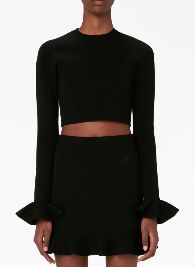 JW Anderson Cropped top Zwart
