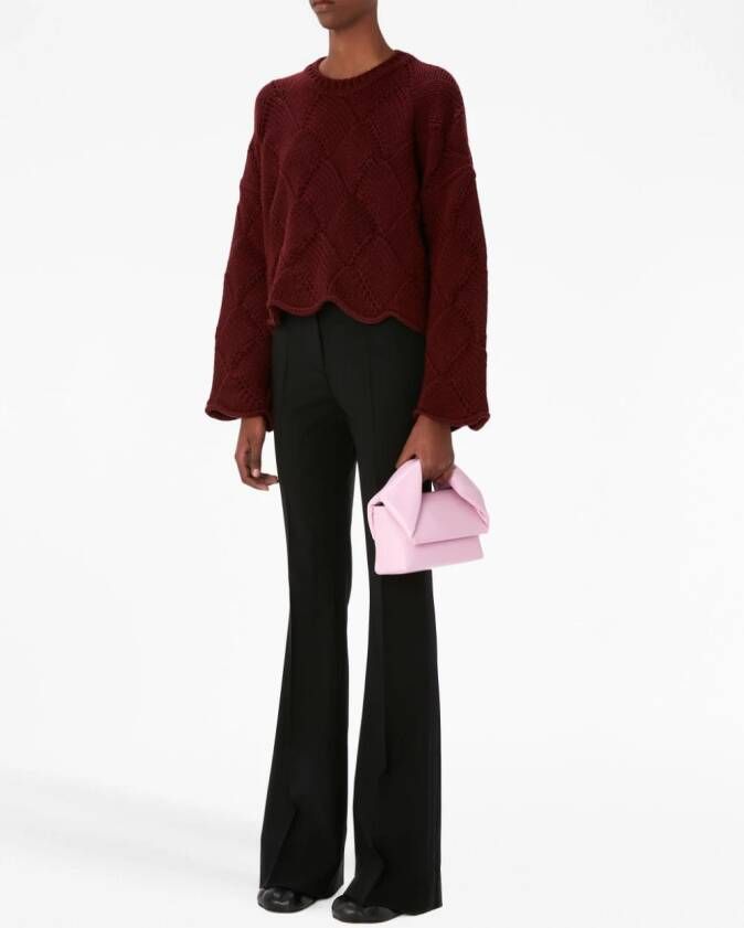 JW Anderson Cropped trui Rood