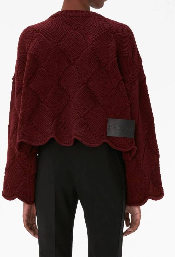 JW Anderson Cropped trui Rood