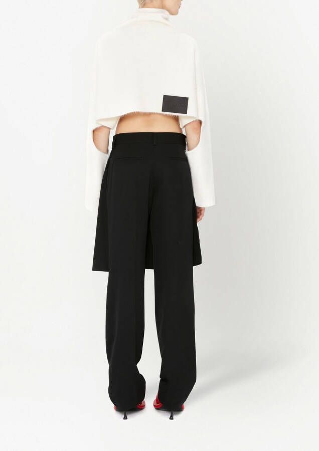 JW Anderson Cropped trui Wit