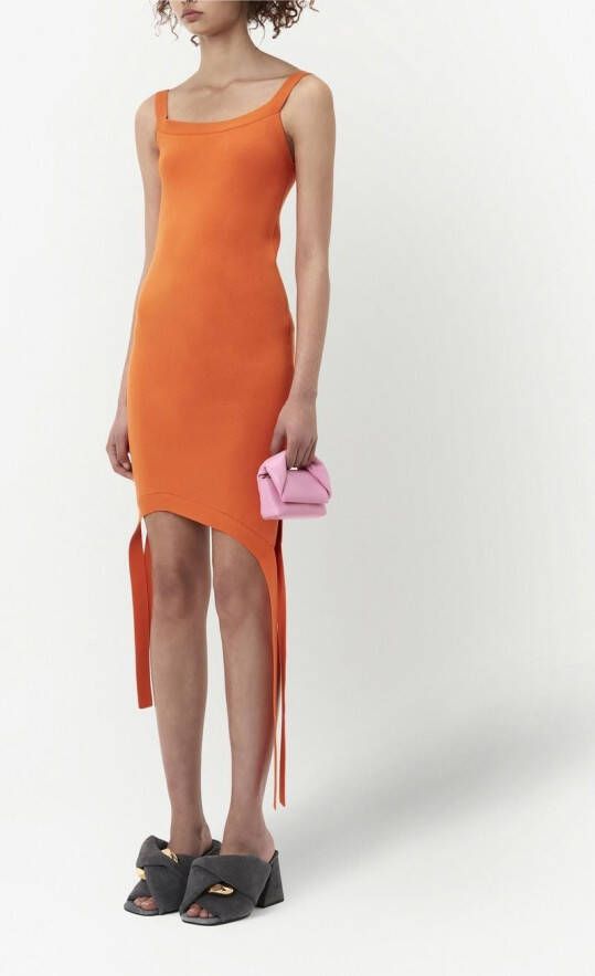 JW Anderson Gebreide mini-jurk Oranje