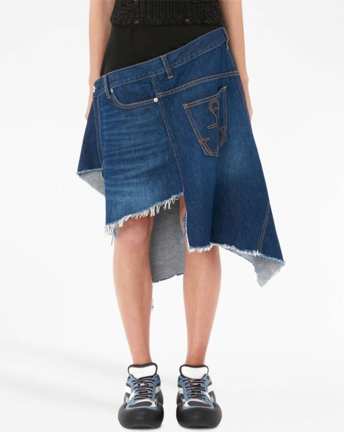 JW Anderson Gerafelde rok Blauw