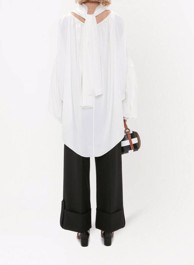 JW Anderson Flared blouse Wit