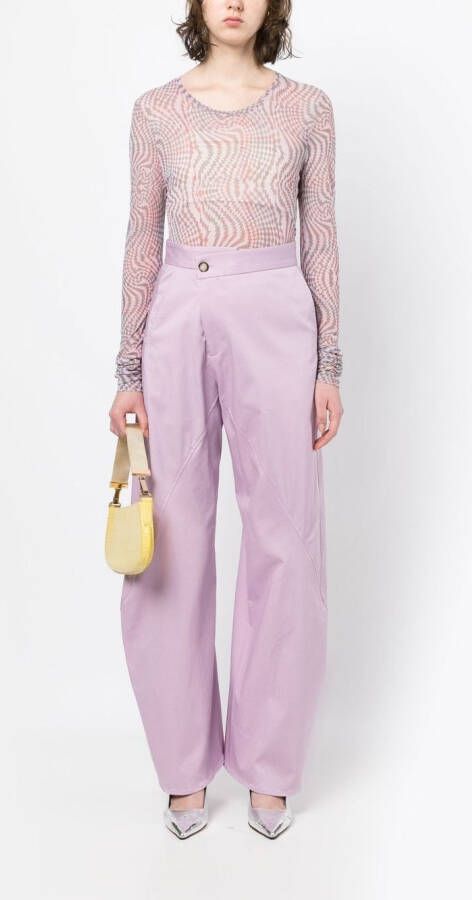 JW Anderson Gedraaide broek Paars