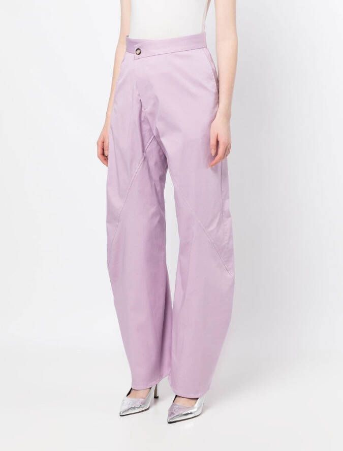 JW Anderson Gedraaide broek Paars