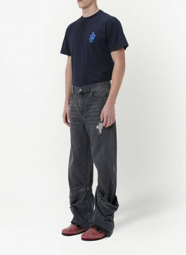 JW Anderson Gerafelde jeans Grijs