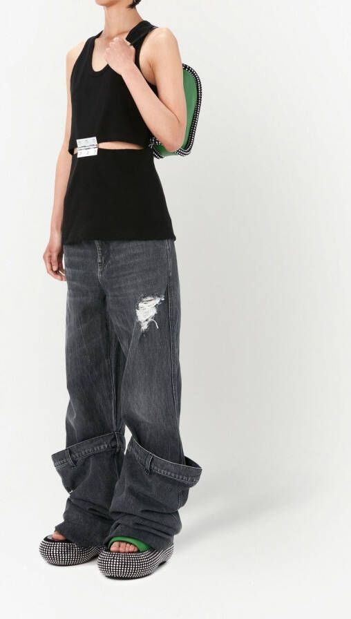 JW Anderson Gerafelde jeans Grijs