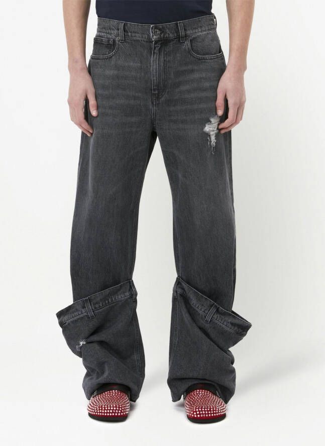 JW Anderson Gerafelde jeans Grijs