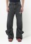 JW Anderson Gerafelde jeans Grijs - Thumbnail 4