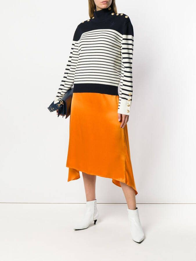 JW Anderson gestreepte trui Blauw