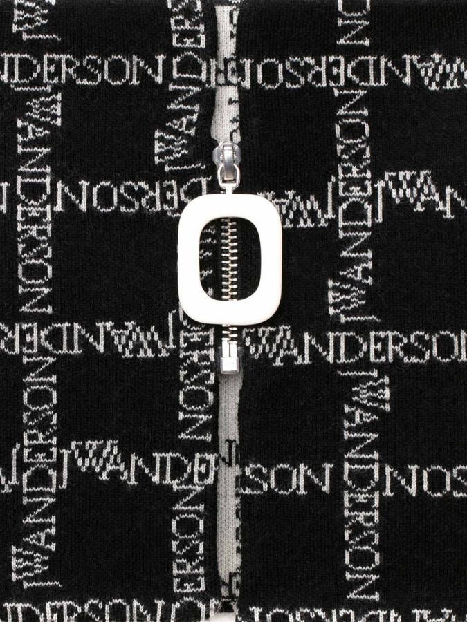 JW Anderson Halsketting met logo Zwart