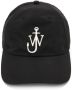 JW Anderson Honkbalpet met logo Zwart - Thumbnail 2