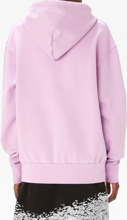JW Anderson Katoenen hoodie met grafische print Paars