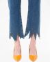 JW Anderson Jeans met logopatch Blauw - Thumbnail 4