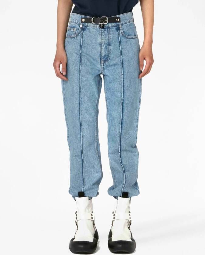 JW Anderson Jeans met toelopende pijpen Blauw