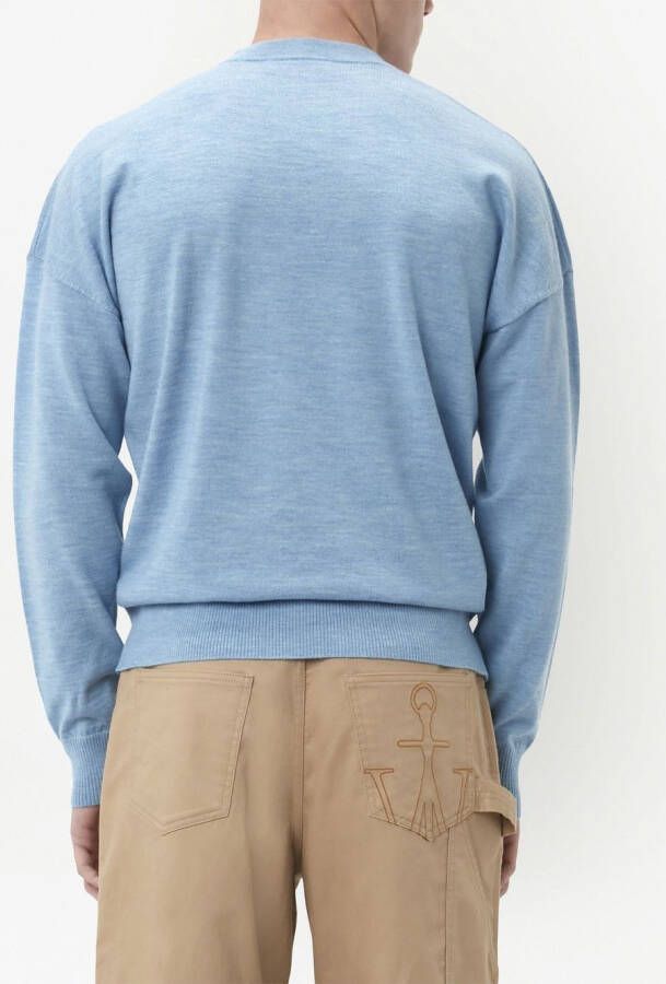 JW Anderson Sweater met logoprint Blauw