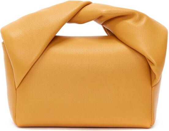 JW Anderson medium Twister leather shoulder bag Geel