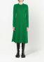 JW Anderson Midi-jurk met gewelfde afwerking Groen - Thumbnail 2