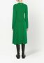 JW Anderson Midi-jurk met gewelfde afwerking Groen - Thumbnail 4