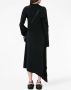 JW Anderson Midi-jurk met pofmouwen Zwart - Thumbnail 4