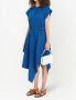 JW Anderson Mini-jurk met asymmetrische afwerking Blauw - Thumbnail 3
