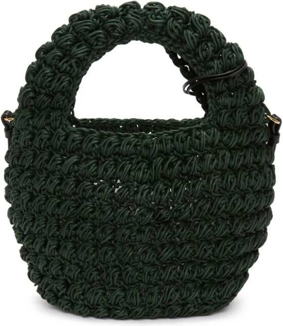 JW Anderson Popcorn crossbodytas Groen