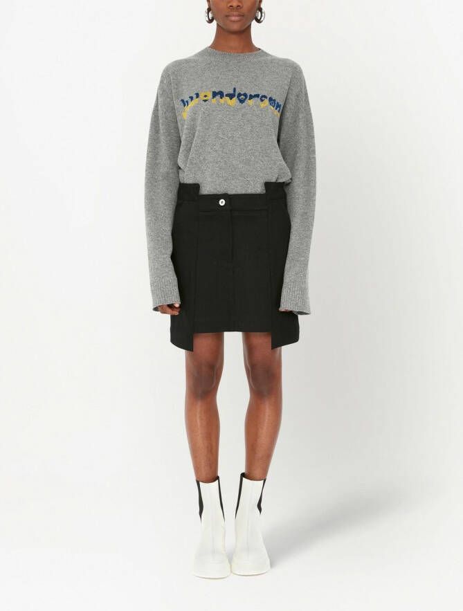 JW Anderson Rok met vlakken Zwart