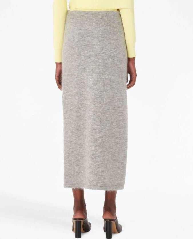 JW Anderson Rok met zijsplit Grijs